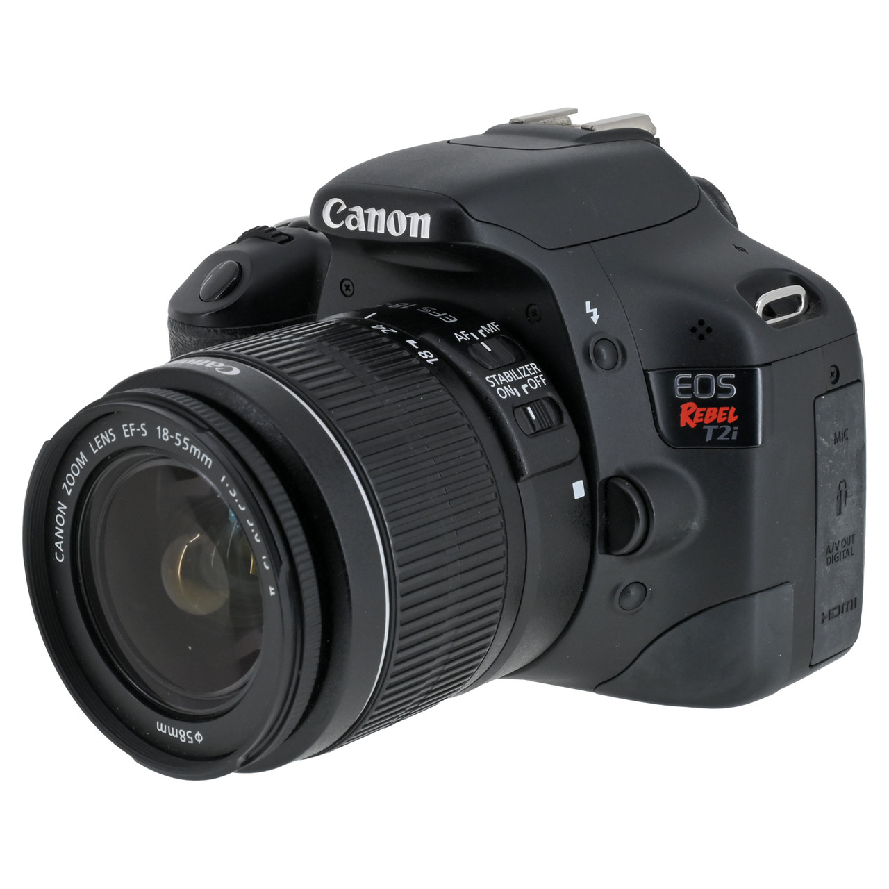 USED CANON EOS REBEL T2I 18-55MM KIT
