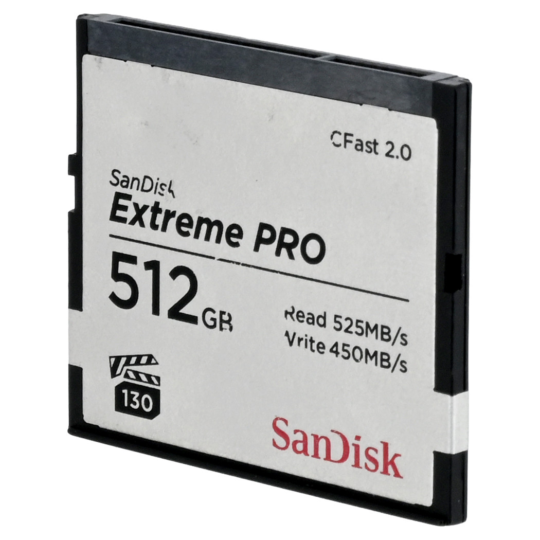 USED SANDISK 512GB CFAST 2.0