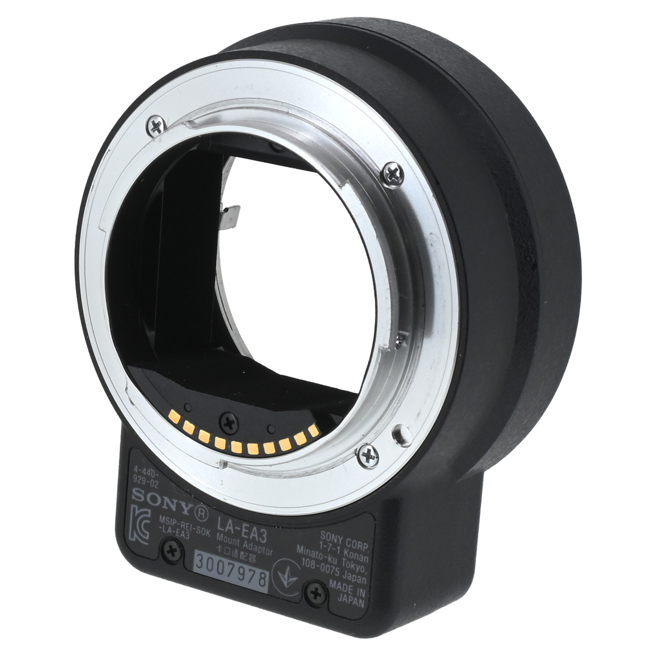 USED SONY LA-EA3 A-MOUNT ADAPTER