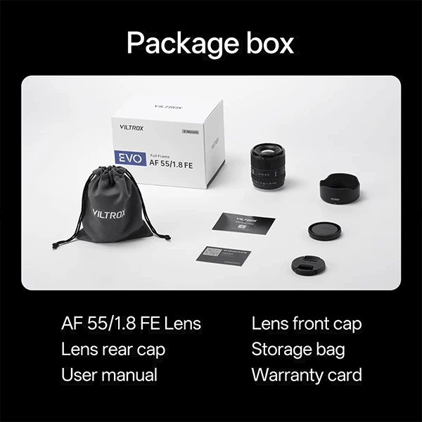 VILTROX AF 55MM F1.8  - SONY FE MOUNT