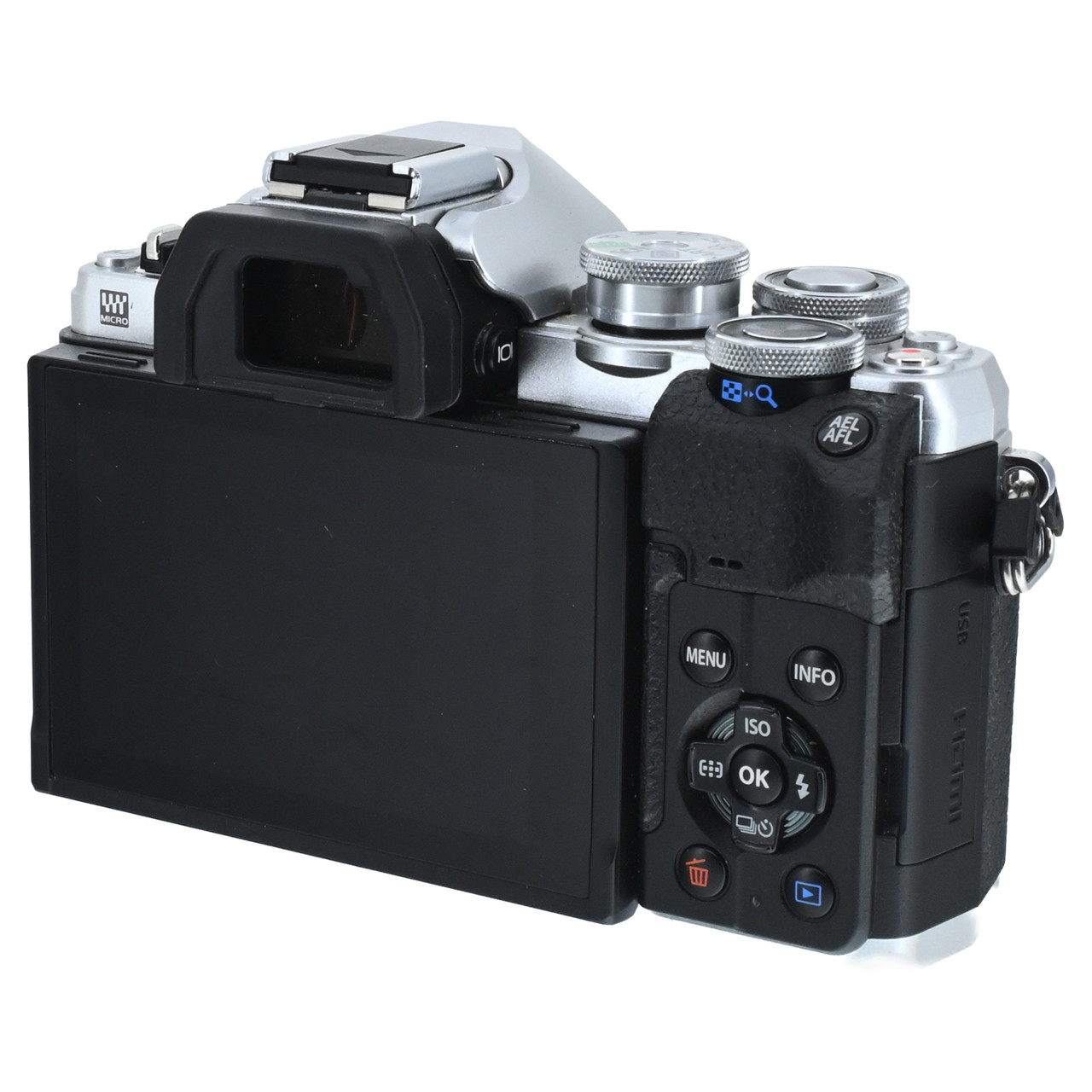USED OLYMPUS OM-D E-M10 MARK IV  BODY (SILVER)
