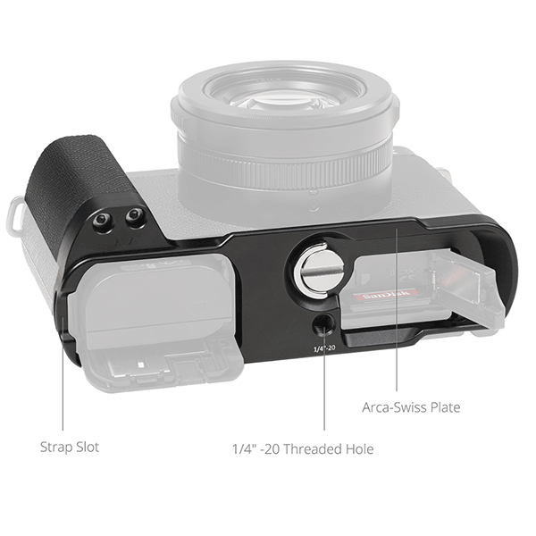 SMALLRIG L-SHAPED MOUNT PLATE HANDLE-  PANASONIC L10 (BLACK)