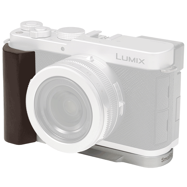 SMALLRIG L-SHAPED MOUNT PLATE W/WOOD HANDLE - PANASONIC  L10 (SILVER)