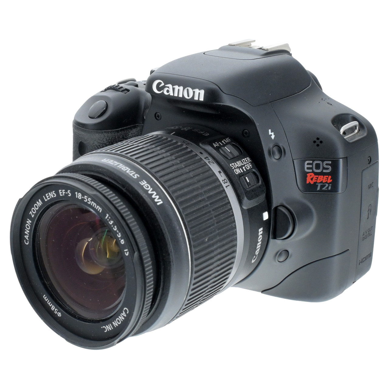 USED CANON EOS REBEL T2I 18-55MM KIT