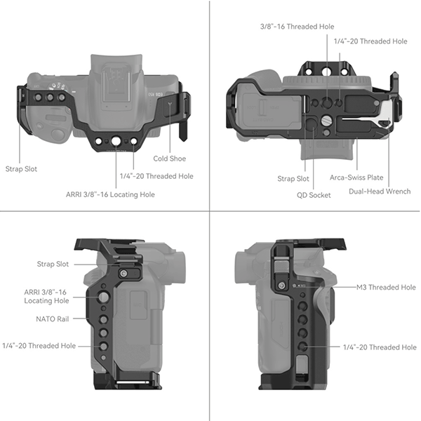 SMALLRIG CAGE - CANON R50