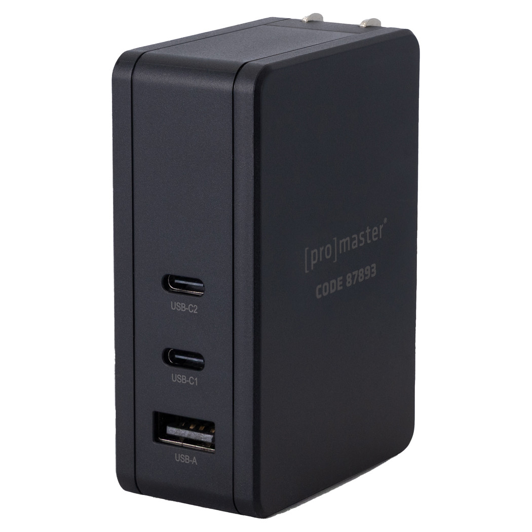 PROMASTER GAN USB CHARGER 3-PORT - 100 WATT