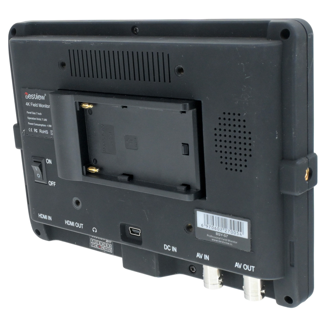 USED BESTVIEW BSY-S7 4K MONITOR