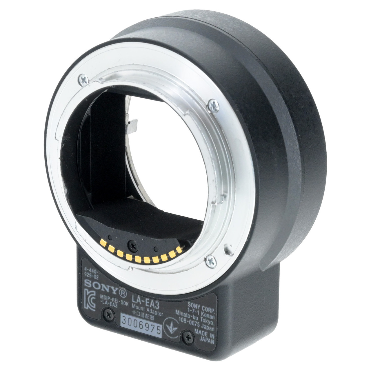 USED SONY LA-EA3 A-MOUNT ADAPTER