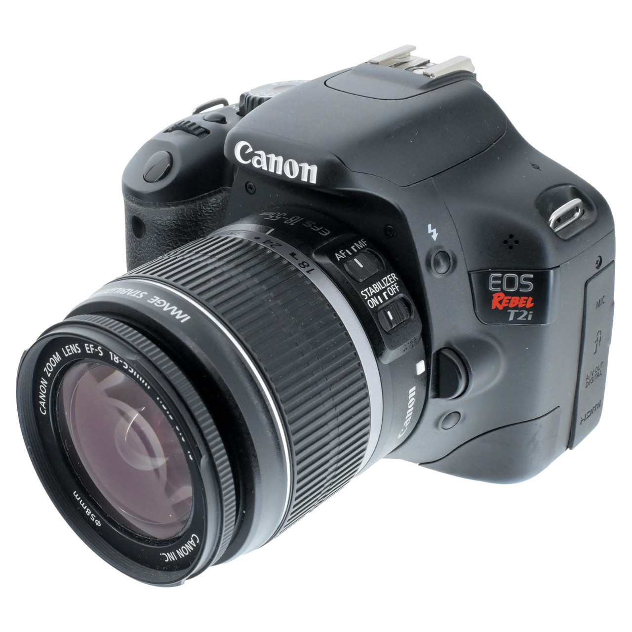 USED CANON EOS REBEL T2I 18-55MM KIT