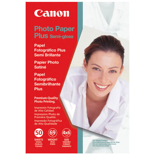 CANON PHOTO PAPER PLUS SEMI-GLOSS (4X6 - 50 SHEETS)