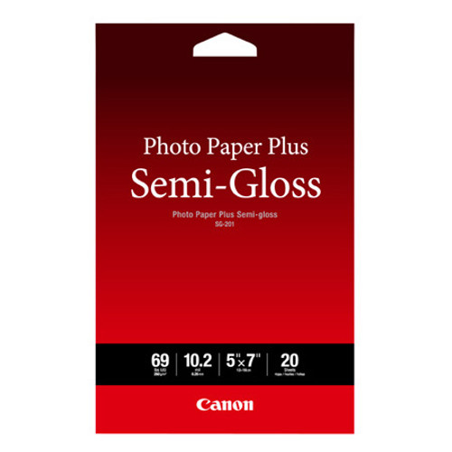 CANON PHOTO PAPER PLUS SEMI-GLOSS ( 5X7 - 20 SHEETS)