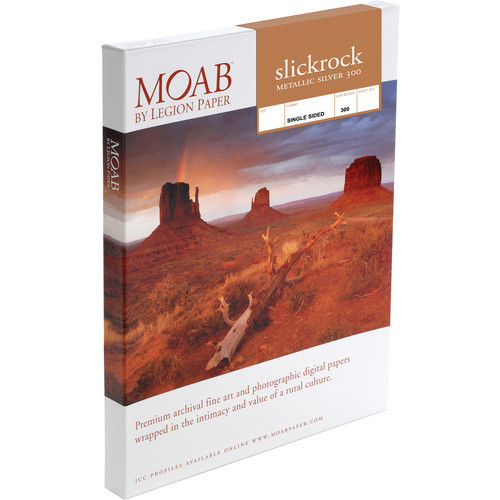 MOAB SLICKROCK METALLIC - SILVER (5x7)(50 Sheets)