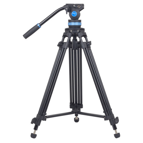 SIRUI SH15 VIDEO TRIPOD KIT W/ FLUID HEAD (ALUMINUM)