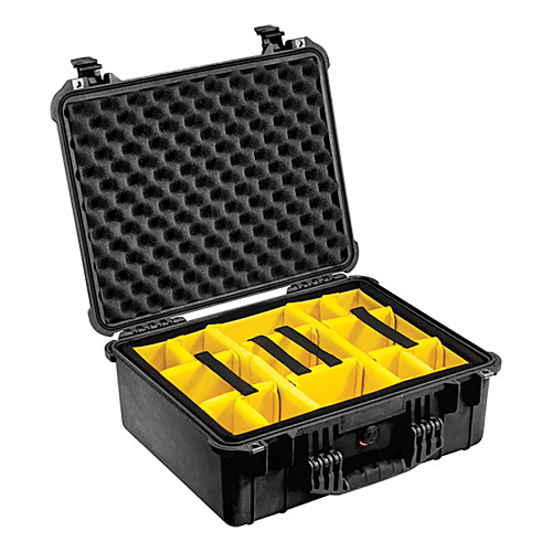 PELICAN 1520 PROTECTOR CASE WITH FOAM INSERT (BLACK)