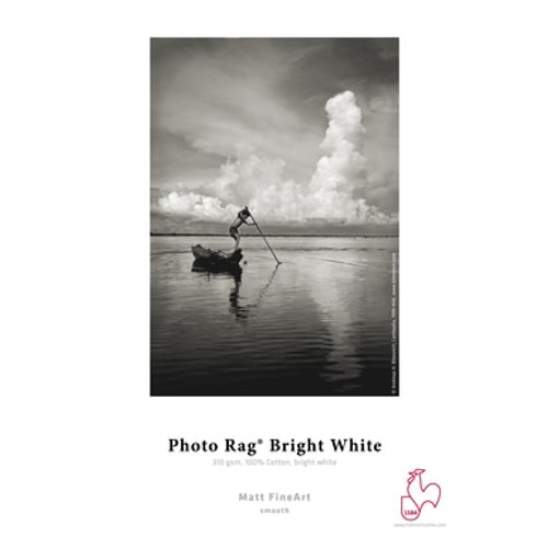HAHNEMUHLE FINEART PHOTO PAPER - RAG BRIGHT WHITE (8-+X11)(25 SHEETS)