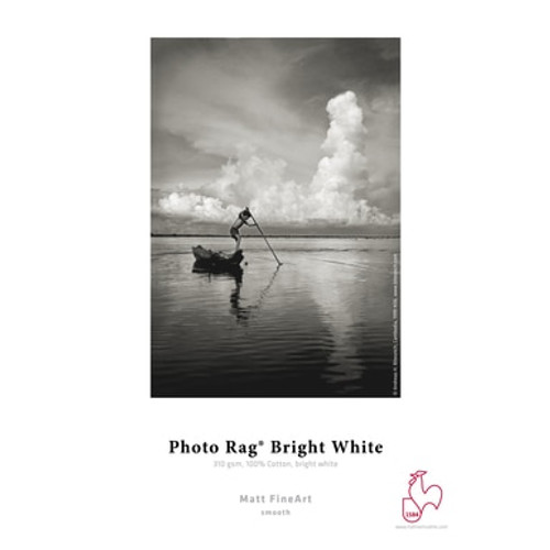 HAHNEMUHLE FINEART PHOTO PAPER - RAG BRIGHT WHITE (17X22" - 25 SHEETS) HAHNEMUHLE FINEART PHOTO PAPER - RAG BRIGHT WHITE (17X22" - 25 SHEETS)
