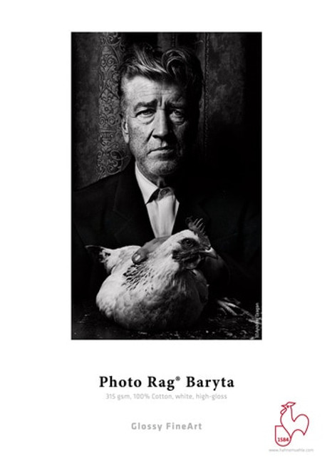 HAHNEMUHLE FINEART PHOTO PAPER - RAG BARYTA (8.5X11" - 25 SHEETS)