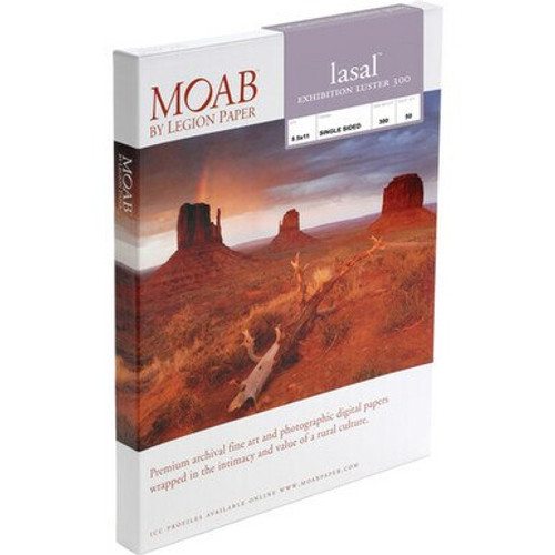 MOAB LASAL EXHIBITION LUSTER 300 (8.5x11)(50 SHEETS) MOAB LASAL EXHIBITION LUSTER 300 (8.5x11)(50 SHEETS)