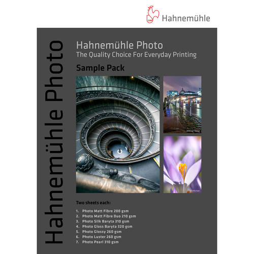 HAHNEMUHLE PHOTO SAMPLE PACK (8.5"X11")