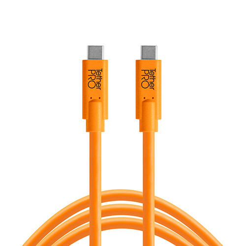 TETHER TOOLS TETHERPRO USB-C TO USB-C - 10FT (ORANGE)