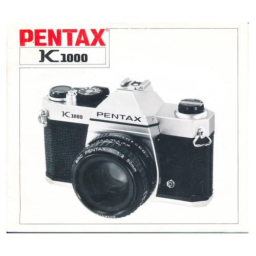 PENTAX K1000 *ORIGINAL MANUAL* (USED)