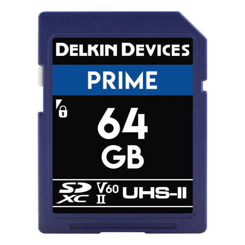 DELKIN DEVICES SDXC PRIME UHS-II MEMORY CARD (64GB)