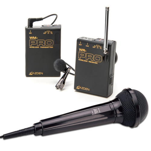 AZDEN WMS-PRO WIRELESS MICROPHONE SYSTEM (DEMO)
