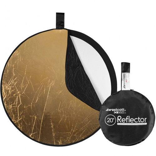 WESTCOTT 5 IN 1 REFLECTOR KIT WITH GOLD SURFACE (20")