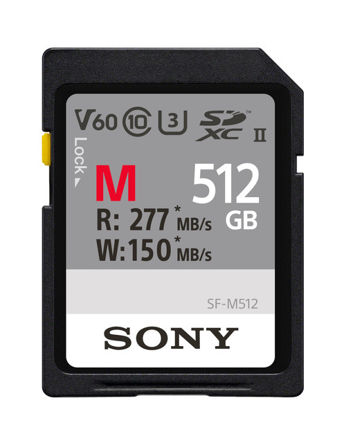 SONY SDXC SF-M UHS-II MEMORY CARD (512GB)