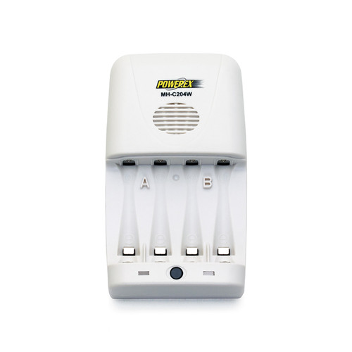 POWEREX AA/AAA 1-HOUR CHARGER (4X CAPACITY)(C204W) POWEREX AA/AAA 1-HOUR CHARGER (4X CAPACITY)(C204W)