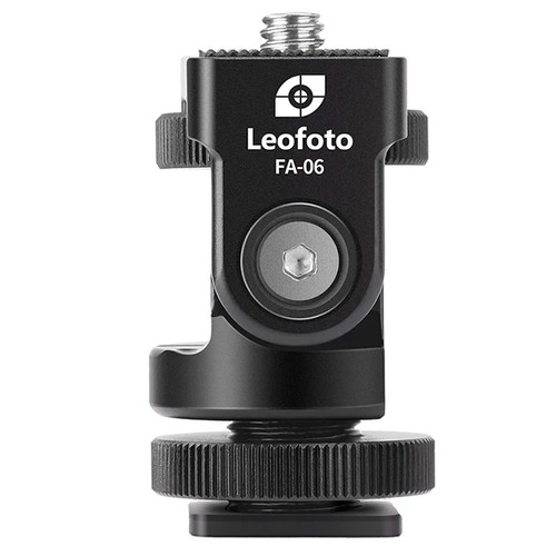 LEOFOTO FA-06 HOT SHOE TILT HEAD ADAPTER WITH FRICTION CONTROL