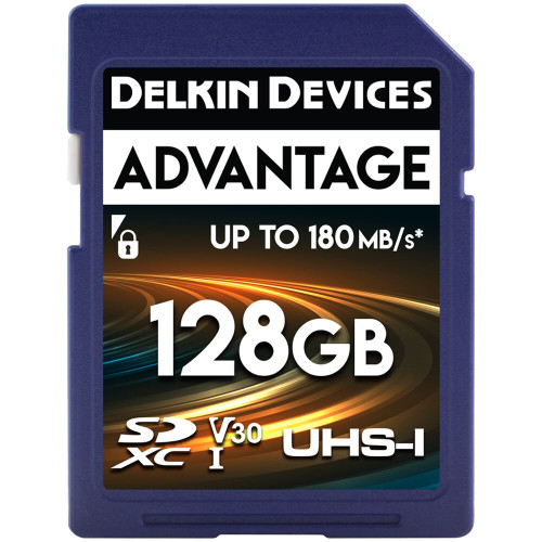 DELKIN DEVICES ADVANTAGE SD V30 MEMORY CARD (128GB)