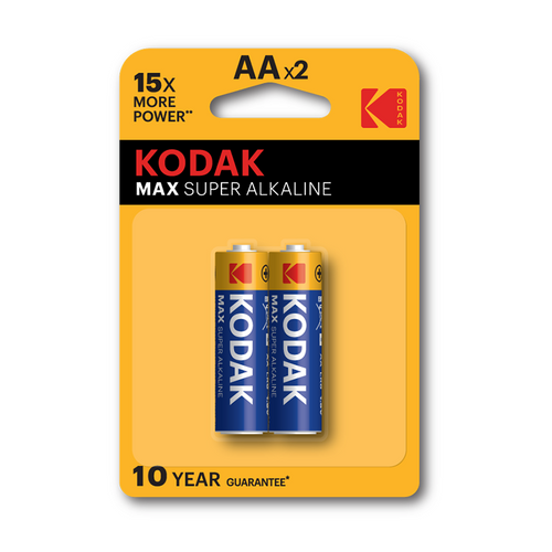 KODAK AA ALKALINE BATTERY (2-PACK)