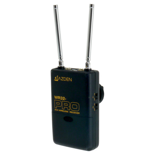 AZDEN WR32-PRO DUAL-CHANNEL VHF WIRELESS RECEIVER