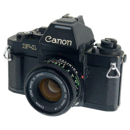 USED CANON F-1 NEW W/50MM F1.8 LENS