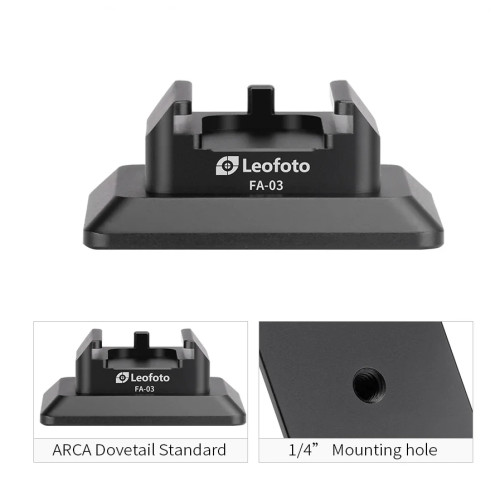 LEOFOTO COLD SHOE ADAPTER ARCA