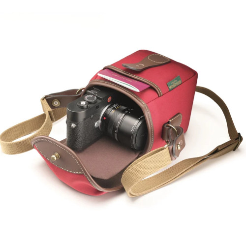BILLINGHAM 72 (BURGUNDY CANVAS/CHOCOLATE LEATHER)