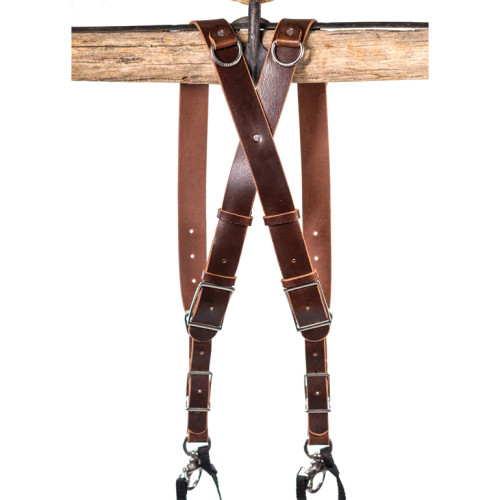 HOLD FAST MONEY MAKER LEATHER CAMERA STRAP - MEDIUM (WATER BUFFALO BURGUNDY)