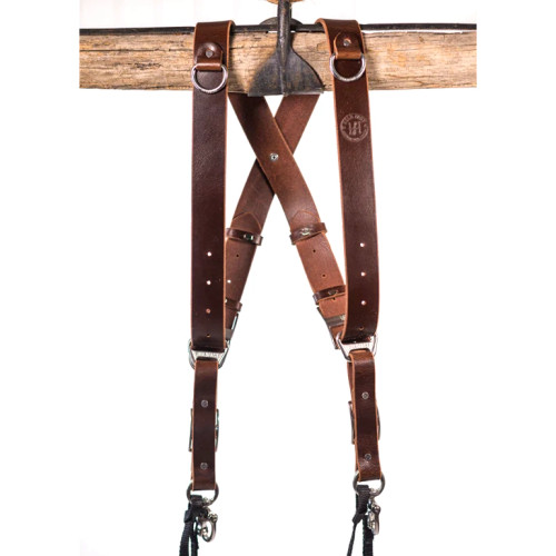 HOLD FAST MONEY MAKER LEATHER CAMERA STRAP - MEDIUM (WATER BUFFALO BURGUNDY)