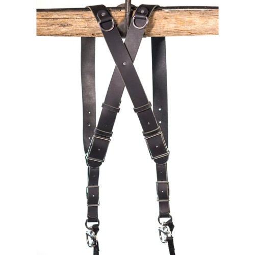 HOLD FAST MONEY MAKER LEATHER CAMERA STRAP - MEDIUM (WATER BUFFALO BLACK)