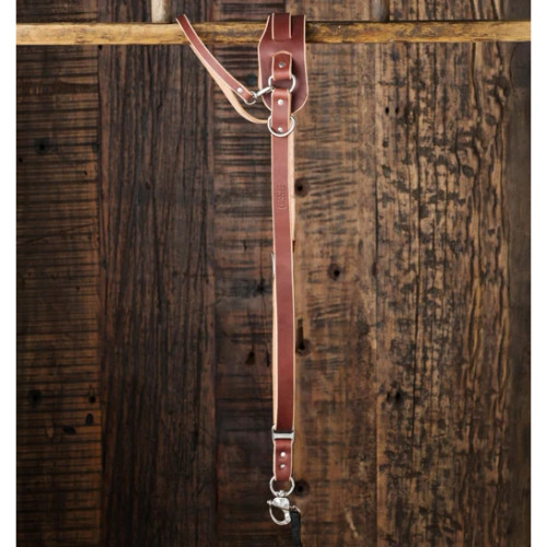 HOLD FAST MONEY MAKER SOLO LEATHER SLING STRAP - MEDIUM RIGHT  HAND (BRIDLE CHESTNUT)