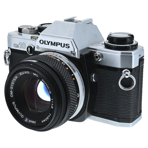 USED OLYMPUS OM-10 W/ 50MM 1.8
