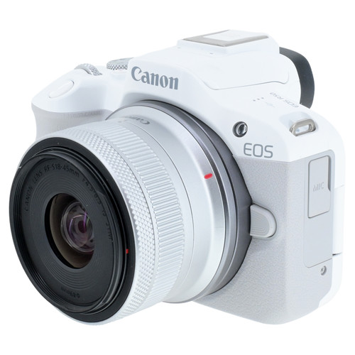 USED CANON EOS R50 18-45MM IS STM KIT (WHITE)