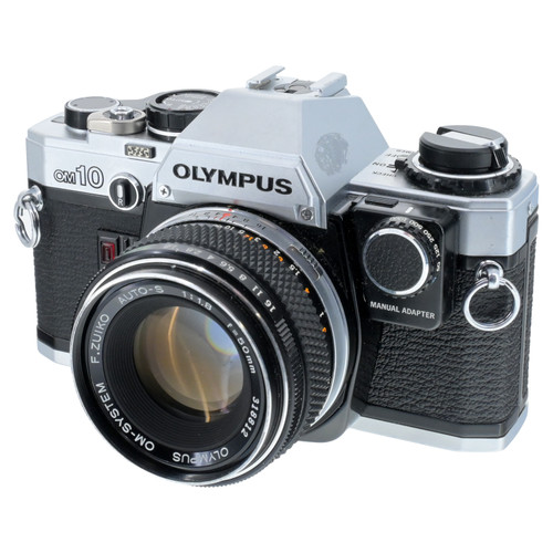 USED OLYMPUS OM-10 W/ 50MM 1.8