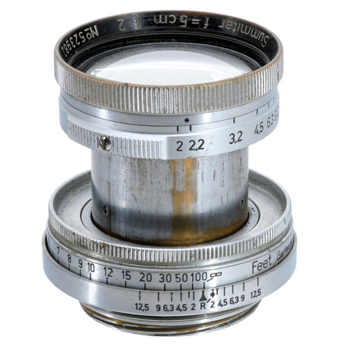 USED LEICA (LTM) 50MM F2 SUMMITAR COLLAPSIBLE