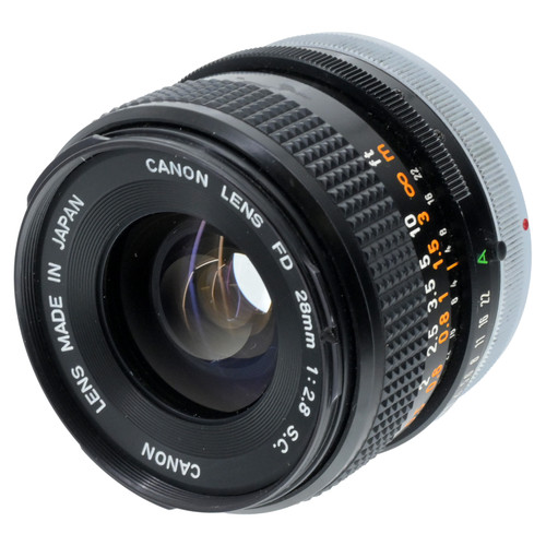 USED CANON FD 28MM F2.8 S.C.