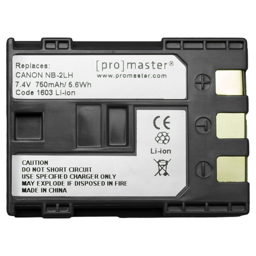 PROMASTER CANON NB-2LH BATTERY