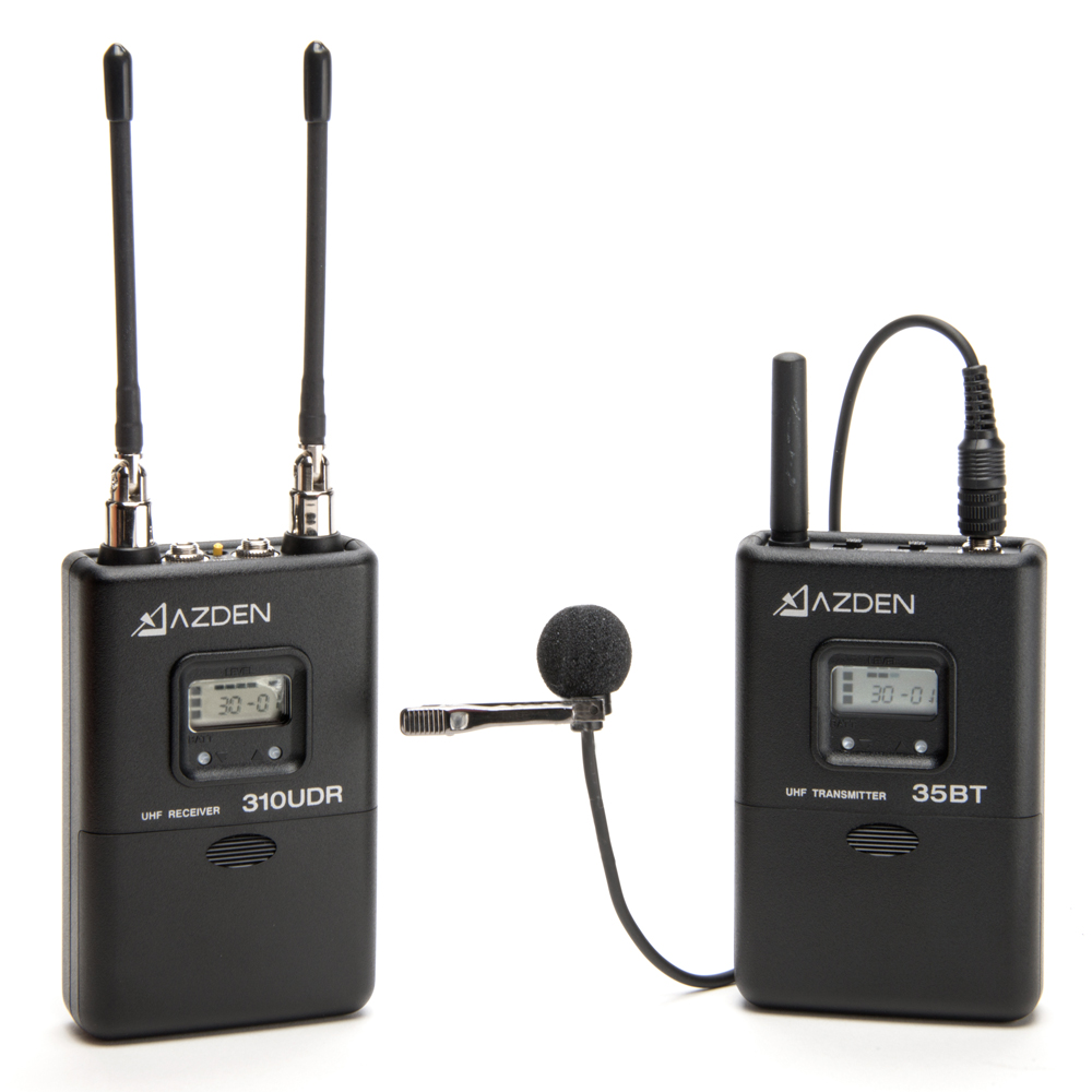AZDEN 310LT UHF DIVERSITY WIRELESS MICROPHONE SYSTEM (DEMO)