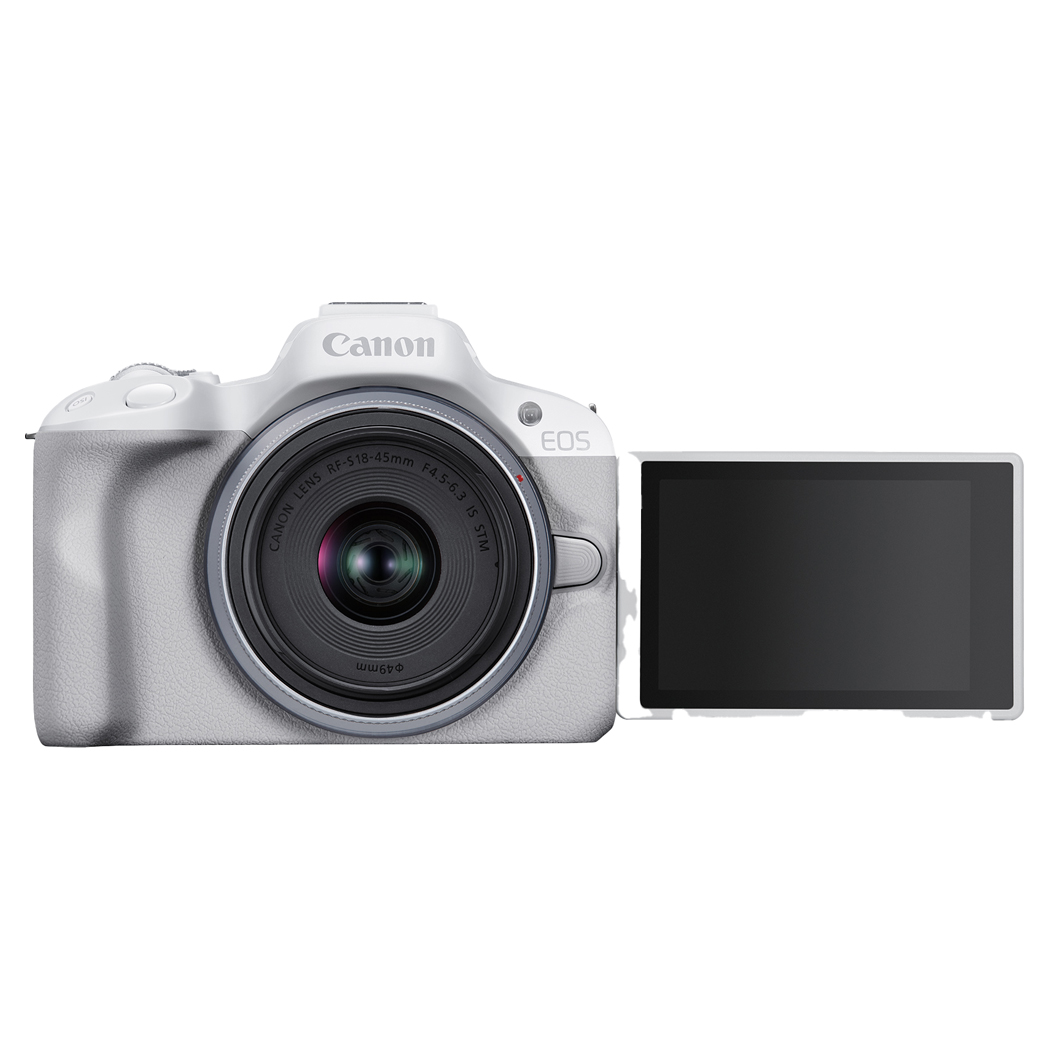 CANON EOS R50 18-45MM IS STM KIT (WHITE)