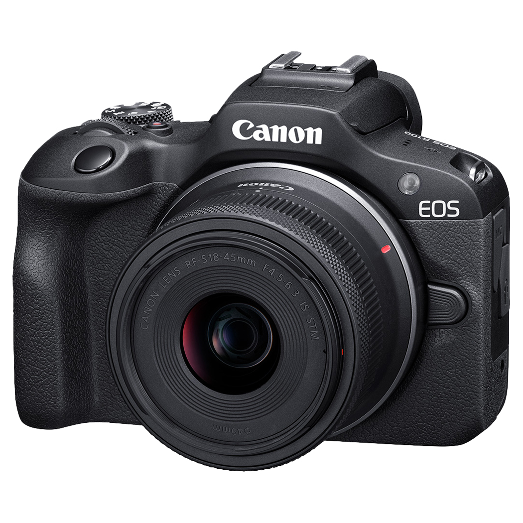 Canon Eos R100+ RF-S 18-45 mm Compact Camera Black